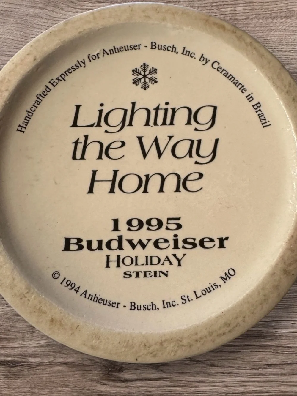 Budweiser beer stein